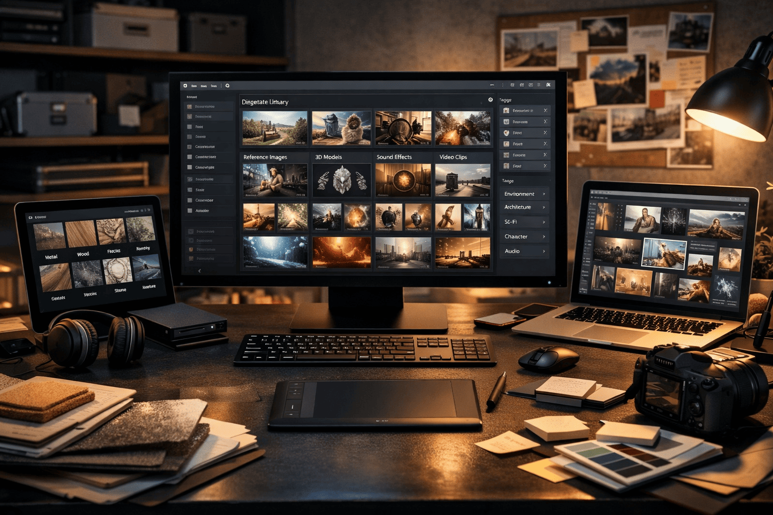 Organize Your Scene Material References