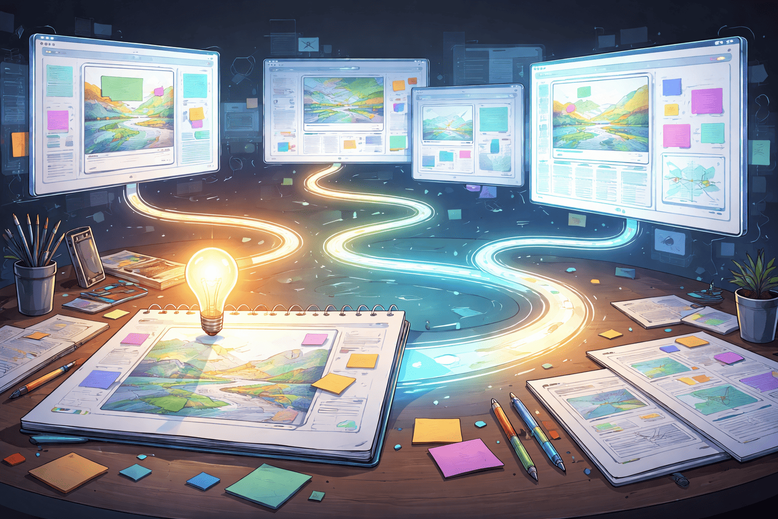 Track Scene Iterations: Intent vs. Changes